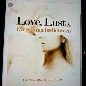 Love, Lust & Everything in Between by Cassandra Jefferson - White & Gold Cover